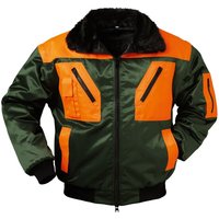 Rotdorn Waldarbeiter Pilot-Jacke Norway Grün/Orange, Gr.XXL von NORWAY