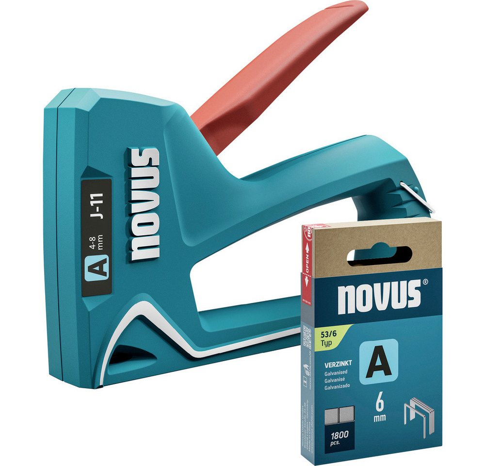 NOVUS Nagler Novus Tools J-11 030-0455 Handtacker Klammernlänge 4 - 8 mm NOVUS Nagler Novus Tools J-11 030-0455 Handtacker Klammernlänge 4 - 8 mm von NOVUS