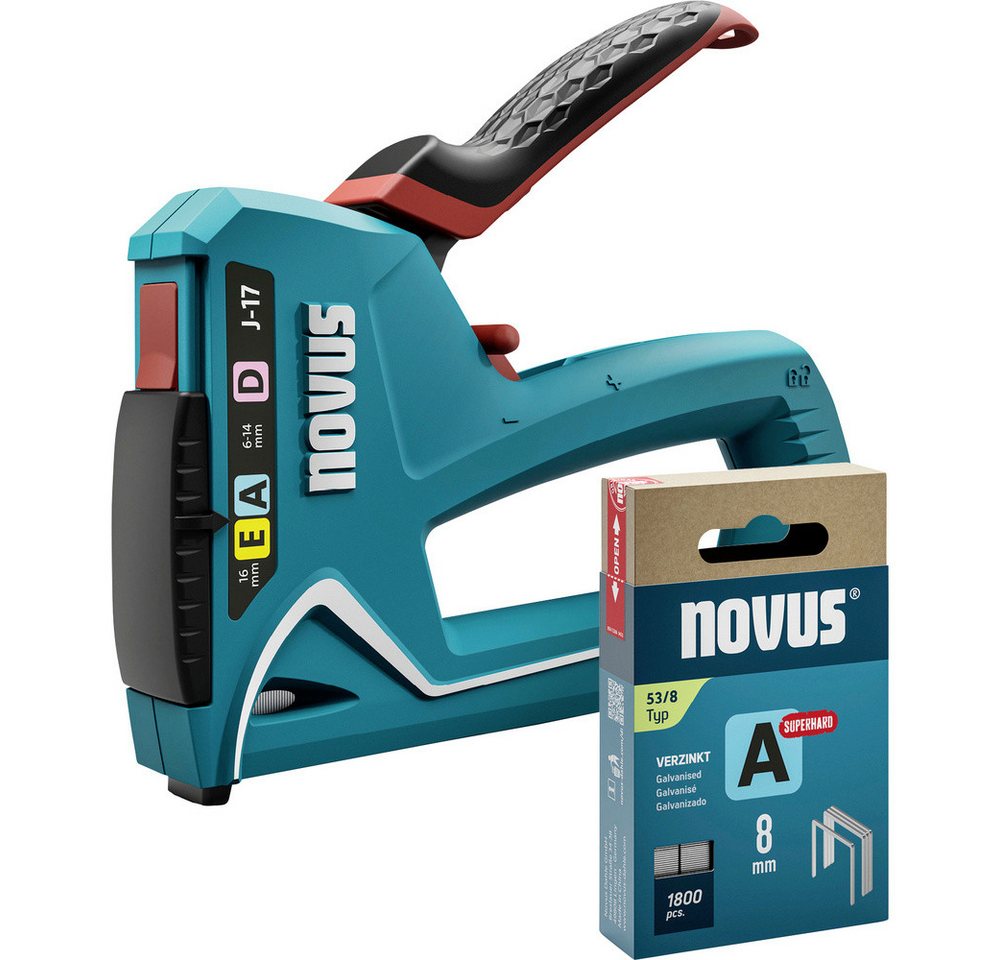 NOVUS Nagler Novus Tools J-17 030-0458 Handtacker Klammernlänge 6 - 14 mm NOVUS Nagler Novus Tools J-17 030-0458 Handtacker Klammernlänge 6 - 14 mm von NOVUS
