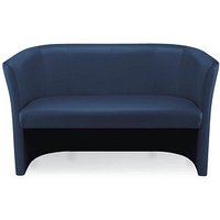 Nowy Styl 2-Sitzer Sofa Club Duo blau beige Leder von Nowy Styl