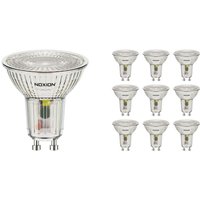 Markenlos - Mehrfachpackung 10x Noxion LED-Spot GU10 PAR16 4.8W 450lm 36D - 827 Extra Warmweiß Ersatz für 50W von MARKENLOS