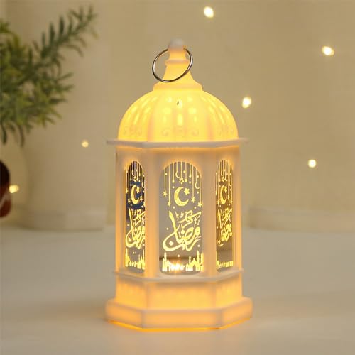 Ramadan Deko Lampe, Eid Mubarak Laterne Hängend Mond Stern Dekoration, Ramadan Dekoration Laterne, Vintage Ramadan Deko Licht für Muslimische Festival Dekorative (Stil A) von NSXIN