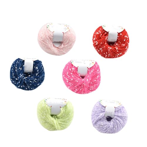 NUOBESTY 6 Rollen Strickgarnmaterial Decken Blanket Scarf Baumwollgarn Kinderdecke Knitting Wool nähen bündeln gestrickt Stoff Schal Garne Handstrickgarn gehäkelte Baumwolllinie NUOBESTY 6 Rollen Strickgarnmaterial Decken Blanket Scarf Baumwollgarn Kinderdecke Knitting Wool nähen bündeln gestrickt Stoff Schal Garne Handstrickgarn gehäkelte Baumwolllinie von NUOBESTY