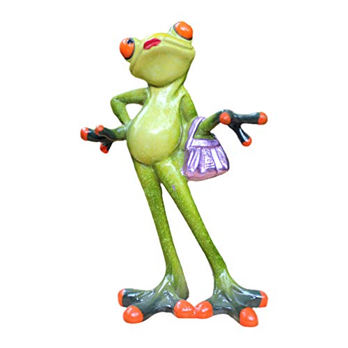 NUOBESTY Frosch Figuren Statue mit Tasche Harz Frosch Ornament Gartenfigur Dekofigur Teichdeko Frösche Gartenzwerge für Außen Balkon Geburtstag Hochzeit Halloween Party Tischdeko Grün NUOBESTY Frosch Figuren Statue mit Tasche Harz Frosch Ornament Gartenfigur Dekofigur Teichdeko Frösche Gartenzwerge für Außen Balkon Geburtstag Hochzeit Halloween Party Tischdeko Grün von NUOBESTY