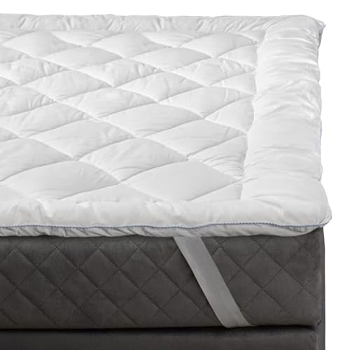 NYVI Matratzenauflage DreamScience Comfort Plus 180x200 cm - Matratzenschoner mit Gelfaser Füllung - 3-4 cm hoch - Atmungsaktiv, Hygienisch, Oeko-TEX - für Matratzen, Boxspringbetten von NYVI