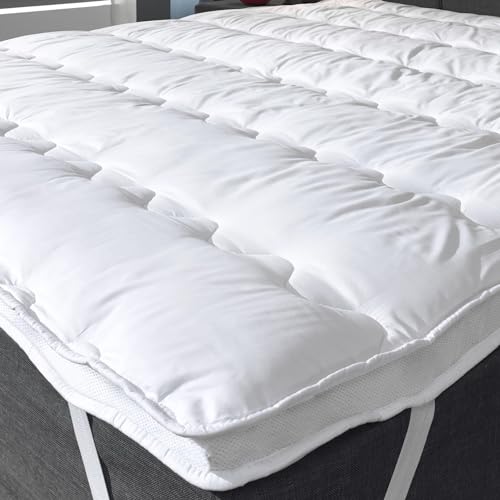 NYVI Matratzentopper DreamScience Memory Foam - Viskoelastischer Topper für Matratzen & Boxspringbetten - Optimale Körperanpassung, Antiallergisch, Klimaregulierend - Matratzenauflage 140x200 cm von NYVI