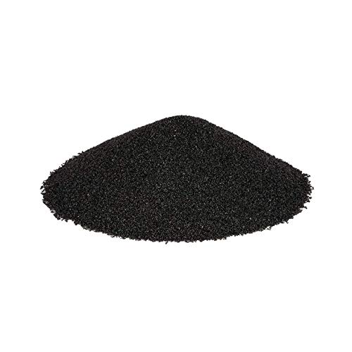NaDeco Dekosand Brilliant schwarz 0.1-0.5mm 1kg schwarzer Farbsand Zierkies in schwarz schwarzer Dekokies Quarzsand schwarz Streusand Farbiger Deko Sand von NaDeco