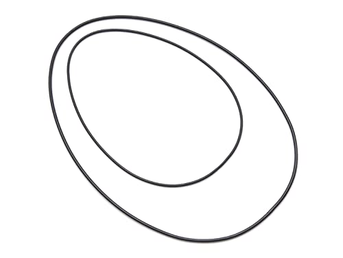 NaDeco Metallring in Ei-Form in Schwarz, wählbar in Größen 24x35 cm bis 40x58 cm | Metallring | Metalldrahtring | Drahtring zum Basteln | Metallring für Wickeltechnik | Loop-Ring, Größe:40x58cm von NaDeco