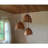 Keramik Handgefertigte Dome Infinity Wabi Sabi Pendelleuchte, Wohndeko, Hängeleuchte, Küchenleuchte Deckenleuchte von NaayaStudio