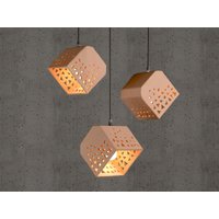 Keramik Moderne Kronleuchter Licht, Kleine Pendelleuchte, Esszimmer Kronleuchter, Naaya Sprinkle Lichter, Set Von 3 Lampe von NaayaStudio