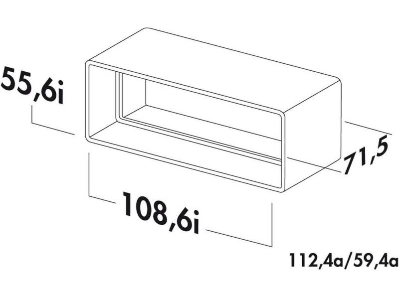 Naber Montagezubehör Dunstabzugshaube COMPAIR norm N-RVB 100 Rohrverbinder 4011010 von Naber