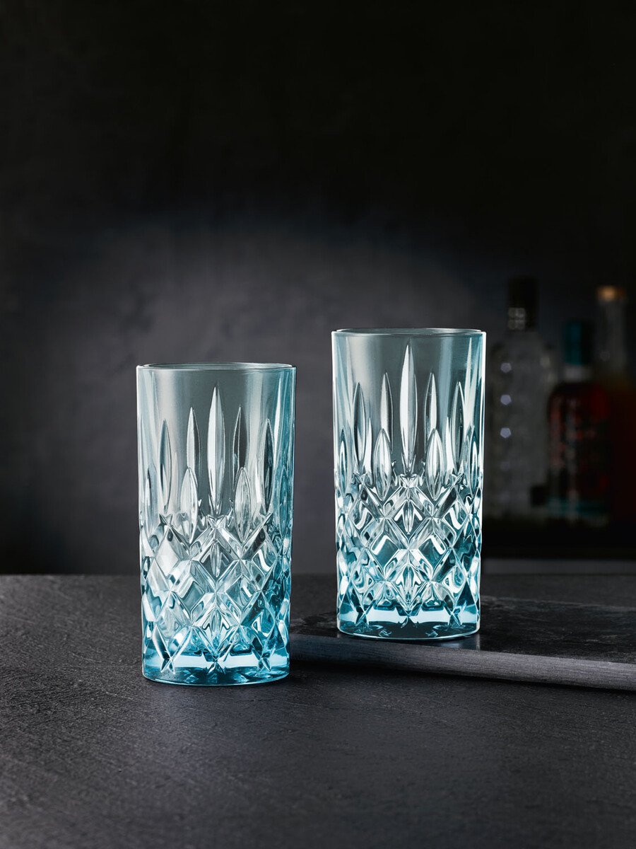 Nachtmann Longdrinkglas 2er-Set Noblesse Aqua von Nachtmann