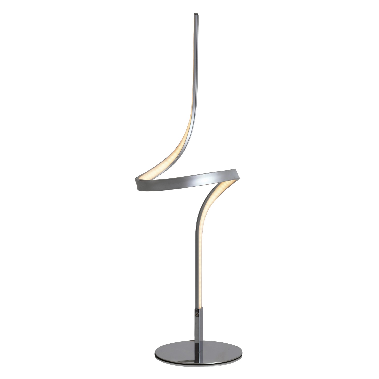 Näve LED-Tischleuchte Loop Line Silber 36 cm von Näve