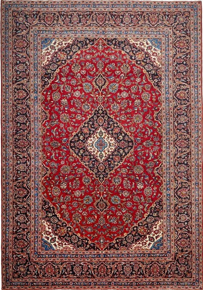 Orientteppich Keshan 247x354 Handgeknüpfter Orientteppich / Perserteppich, Nain Trading, rechteckig, Höhe: 12 mm von Nain Trading