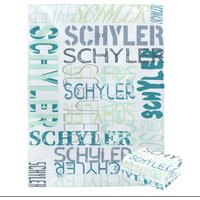 Individuelle Decke Mit Namen, Personalisierte Decke, Individuelle Namensdecke, Text, Tolles Geschenk Für Geburtstag, Weihnachten von NaisiDesign