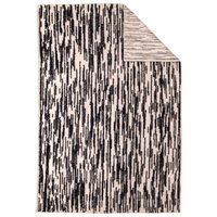 nanimarquina - Doblecara 1 Wollteppich, wendbar, 200 x 300 cm, schwarz / weiß von Nanimarquina