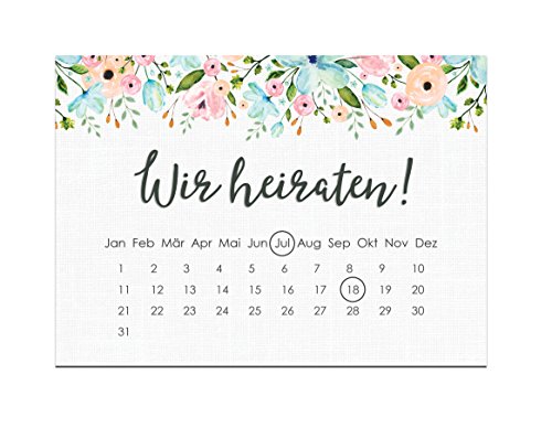 50 Save the date Karten Hochzeit Einladung Hochzeit Einladungskarten (Weiße Hochzeit) von Nastami