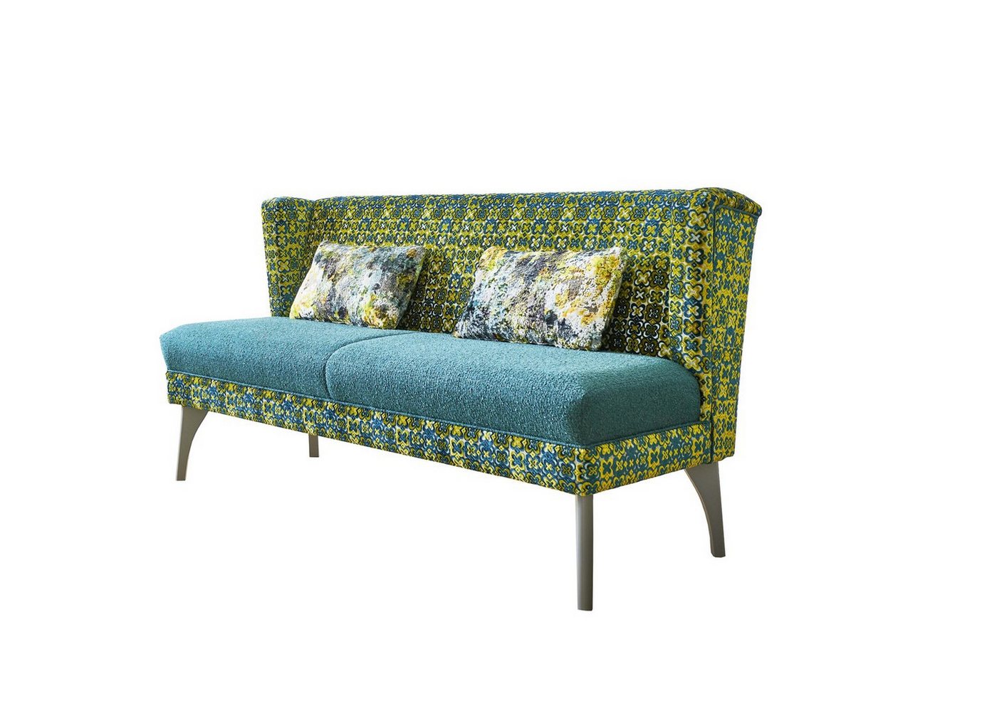 Natur24 Essbank Küchensofa Tischsofa Venedig 154x74 Gelb Türkis Natur24 Essbank Küchensofa Tischsofa Venedig 154x74 Gelb Türkis von Natur24