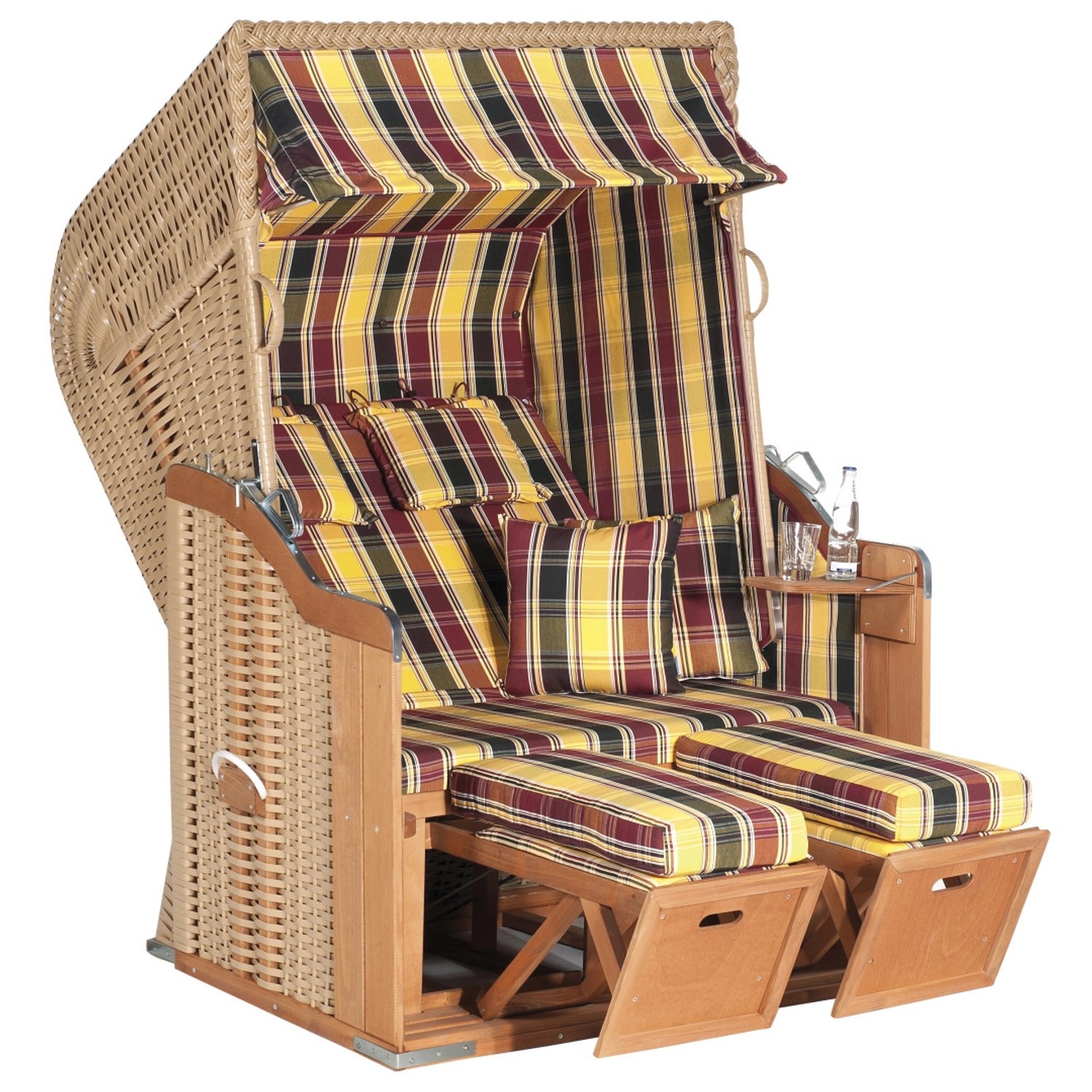 Natur24 Gartenstrandkorb Rustikal 250 Plus 2-Sitzer Kunststoffgeflecht Beige Gelb Natur24 Gartenstrandkorb Rustikal 250 Plus 2-Sitzer Kunststoffgeflecht Beige Gelb von Natur24