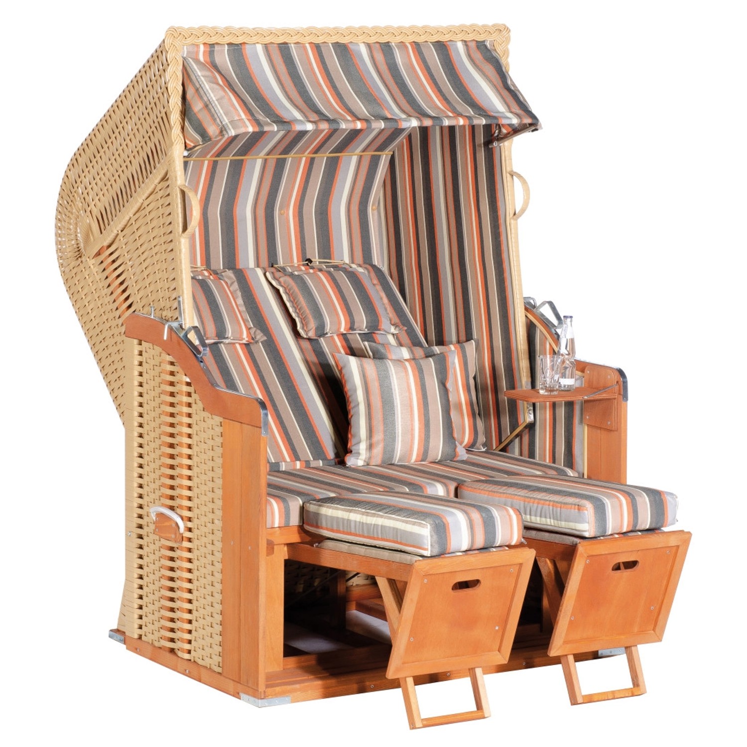 Natur24 Gartenstrandkorb Rustikal 250 Plus 2-Sitzer Kunststoffgeflecht Beige Natur24 Gartenstrandkorb Rustikal 250 Plus 2-Sitzer Kunststoffgeflecht Beige von Natur24