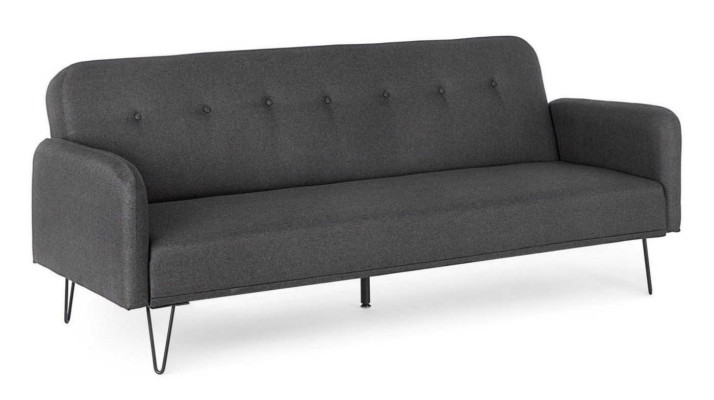 Natur24 Schlafsofa Sofa Bridjet 200x82x81cm mit Schlaffunktion Metallbeine Schwarz Stoff Natur24 Schlafsofa Sofa Bridjet 200x82x81cm mit Schlaffunktion Metallbeine Schwarz Stoff von Natur24