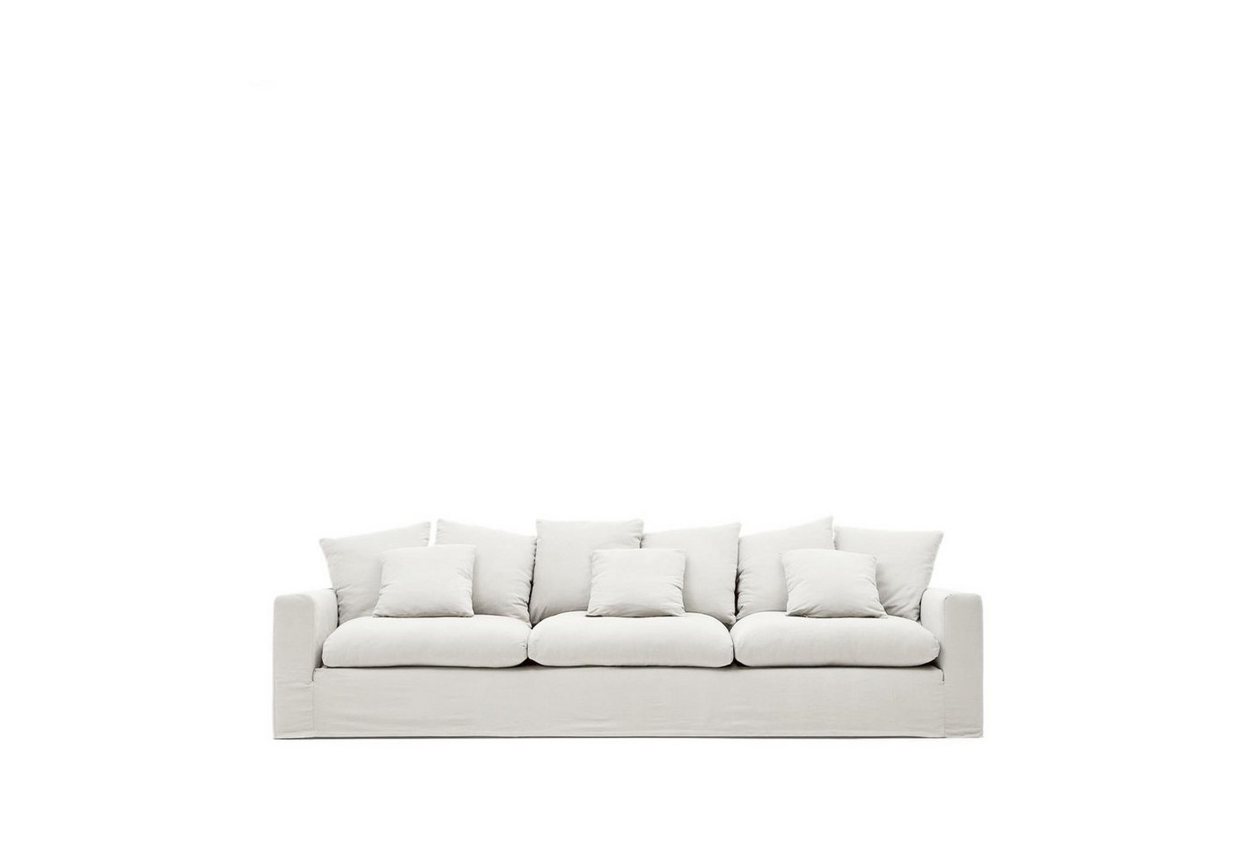 Natur24 Sofa 4-Sitzer Sofa Nora 340 x 68 x 104 cm Leinen Baumwolle Naturfarben Natur24 Sofa 4-Sitzer Sofa Nora 340 x 68 x 104 cm Leinen Baumwolle Naturfarben von Natur24
