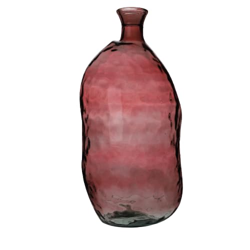 NATURAL LIVING VASE LEA 13,6L Rubi AUS RECYCELTEM Glas Durchmesser 25CM X H51CM von Urban Living