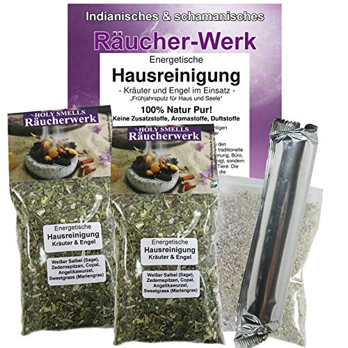 ENERGETISCHE Hausreinigung KRÄUTER & Engel 5-TLG Räucherset zum RÄUCHERN von Büro, Haus, Wohnung. 10 x Räucherkohle + ZUBEHÖR + Anleitung. 81041-X2 ENERGETISCHE Hausreinigung KRÄUTER & Engel 5-TLG Räucherset zum RÄUCHERN von Büro, Haus, Wohnung. 10 x Räucherkohle + ZUBEHÖR + Anleitung. 81041-X2 von Naturheilmittel Heilsteine Methusalem GmbH Neu-Ulm