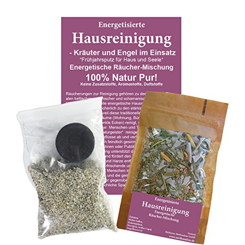 Energetische HAUSREINIGUNG - Kräuter und Engel - zum RÄUCHERN von Haus + Wohnung 4-TLG Räucherset mit Salbei + Kopalharz + Räucherkohle + ZUBEHÖR. 81062 Energetische HAUSREINIGUNG - Kräuter und Engel - zum RÄUCHERN von Haus + Wohnung 4-TLG Räucherset mit Salbei + Kopalharz + Räucherkohle + ZUBEHÖR. 81062 von Naturheilmittel Heilsteine Methusalem GmbH Neu-Ulm