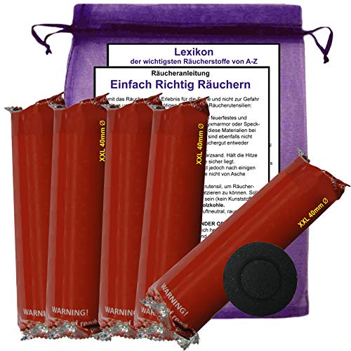 RÄUCHERKOHLE groß 50x RÄUCHERN 7-TLG Set Premium Schnellzünder 40mm Ø für JEDES Räucherwerk. Rauchfrei, rußfrei, geruchsneutral. Lange Brenndauer. Räucheranleitung, Stofftäschchen 95840-KL5 RÄUCHERKOHLE groß 50x RÄUCHERN 7-TLG Set Premium Schnellzünder 40mm Ø für JEDES Räucherwerk. Rauchfrei, rußfrei, geruchsneutral. Lange Brenndauer. Räucheranleitung, Stofftäschchen 95840-KL5 von Naturheilmittel Heilsteine Methusalem GmbH Neu-Ulm