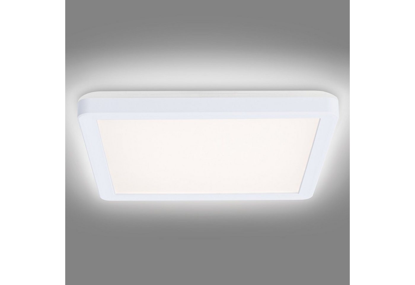Navaris Deckenleuchte LED Deckenlampe mit Hintergrundbeleuchtung - 12 Watt - ultra flach von Navaris