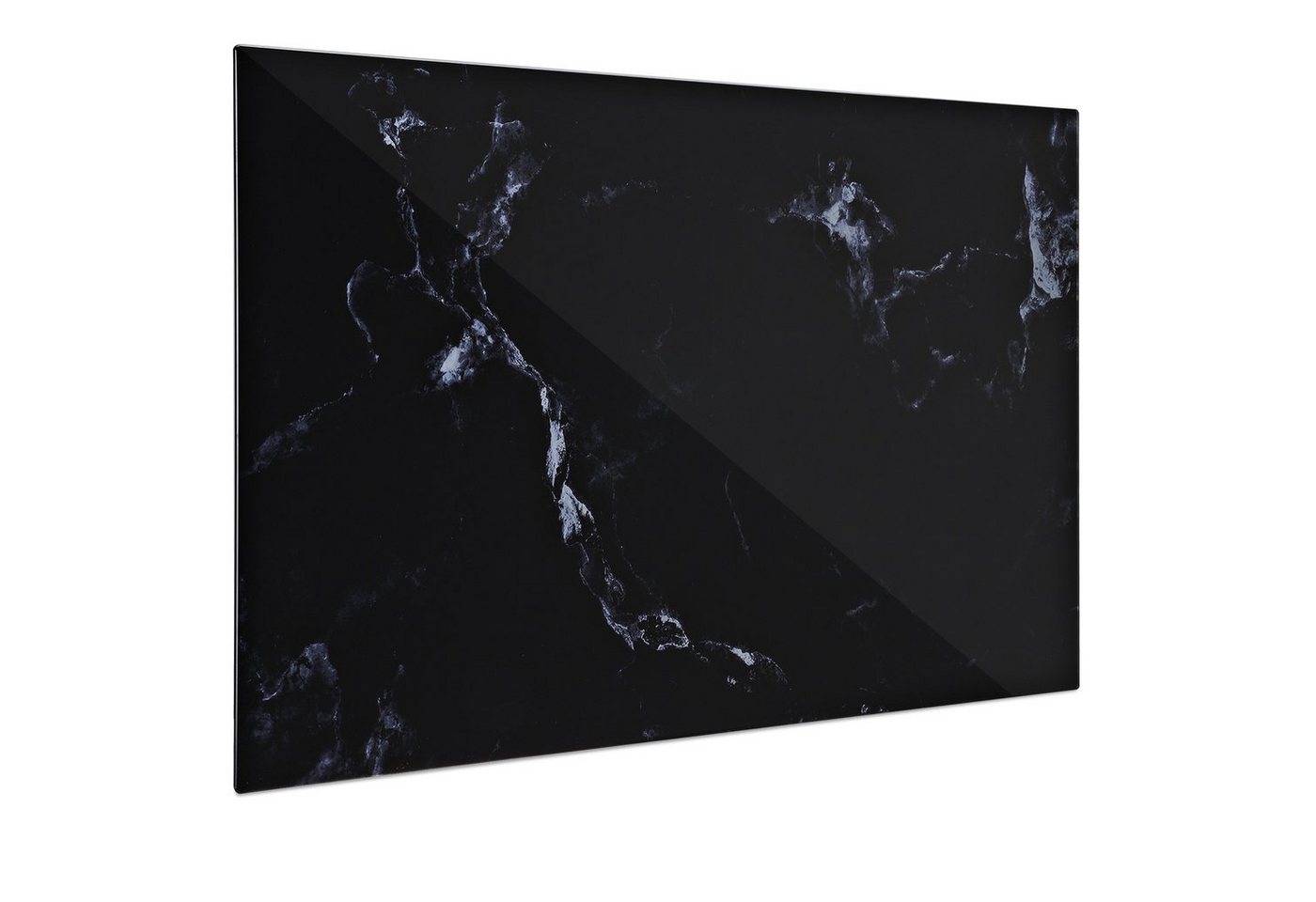 Navaris Magnettafel Magnettafel aus Glas - Memoboard 60x40cm - Marmor Design, (1-tlg) von Navaris