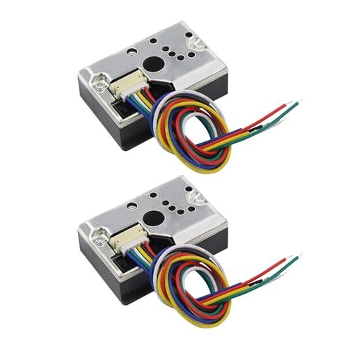 Navna GP2Y1014AU0F Kompakter Optischer Staubsensor, Kompatibel Mit GP2Y1010AU0F, GP2Y1010AUOF Partikelsensor Mit Kabel, GP2Y1014AU Sensor von Navna