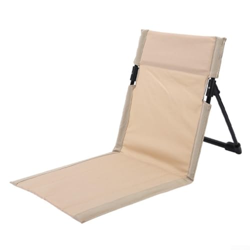 NbgrvB Leichter und tragbarer Campingstuhl, faltbar, stabil, ideal für Picknicks, Strandausflüge (weiß) von NbgrvB