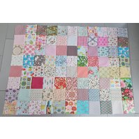 Patchworkdecke Mit Namen Kinderdecke Ca. 140 X 100 cm/Geschenk Zur Geburt Für Mädchen Bunt Patchworkdecke Mit Namen Kinderdecke Ca. 140 X 100 cm/Geschenk Zur Geburt Für Mädchen Bunt von NeedleArtGermany