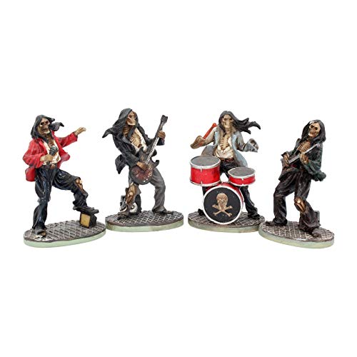 Nemesis Now (Set Four Figurine Ivory One Hell of A Band 4 Figuren 10cm Elfenbein, elfenbeinfarben, Einheitsgröße von Nemesis Now