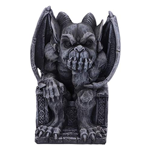 Nemesis Now Dark Black Figurine Edo Dekofigur Grotesque Gargoyle Dunkelschwarz, Schwarz, 13.7cm von Nemesis Now