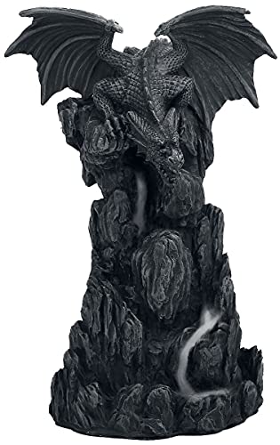 Nemesis Now Dragon Tower Räucherstäbchenhalter, 24,5 cm, Schwarz, Kunstharz, 20 cm von Nemesis Now