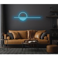 Sonne Neon Schild - Led Schild, Wand Dekor, Sonnenuntergang Sonnenaufgang Suny Natur von NeonEvent