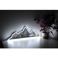 Berg Wand Kunst, Landschaft Neon Schild, Everest Kunst Licht Zeichen, Led Logo Dekor, Reittier Benutzerdefinierte Leuchtreklame, Geschenk Mann von NeonOnShop