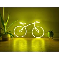 Fahrrad Wandkunst, Leuchtreklame, Fahrrad-Wand-Dekor, Kunst, Fahrrad-Neon-Wand-Dekor, Geschenk, Geführt von NeonOnShop