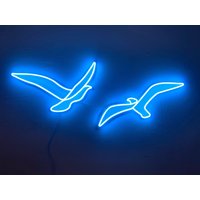 Paar Fliegende Vogel Neon Schild Led Kunst Licht Zeichen Logo Wand-Dekor Benutzerdefinierte Leuchtreklame Party Raumdekoration Geschenk Schlafzimmer von NeonOnShop