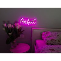 Perfektes Neonschild Art Nachtlicht Neon Schilder Geschenk Warm Relax Led Leuchtschild Raum Chill Schreibtisch Dekor Custom Schild von NeonOnShop