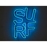 Surf Art Neon Leuchte Wand Bein Dekoration Haus Kunst Individuelle Schreibtisch Licht Deko Plakat Print von NeonOnShop