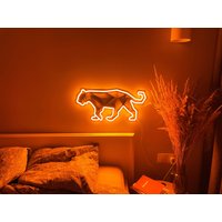 Tiger Leuchtreklame Wanddekor Wandkunst Kunst Zeichen Led Neon Tiger Benutzerdefinierte Raumdekor Kunst, Neondekorlicht von NeonOnShop