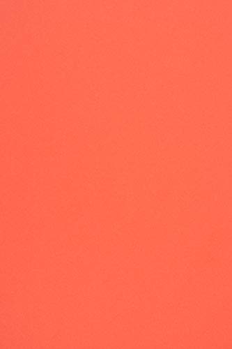 20 Blatt Rot Tonkarton DIN A4 210x297mm, 285g, Woodstock Rosso, ÖKO, Recyclingpapier - ideal für Hochzeit, Weihnachten, Geburtstag, Einladungen, Visitenkarten, Basteln und Dekorieren von Netuno