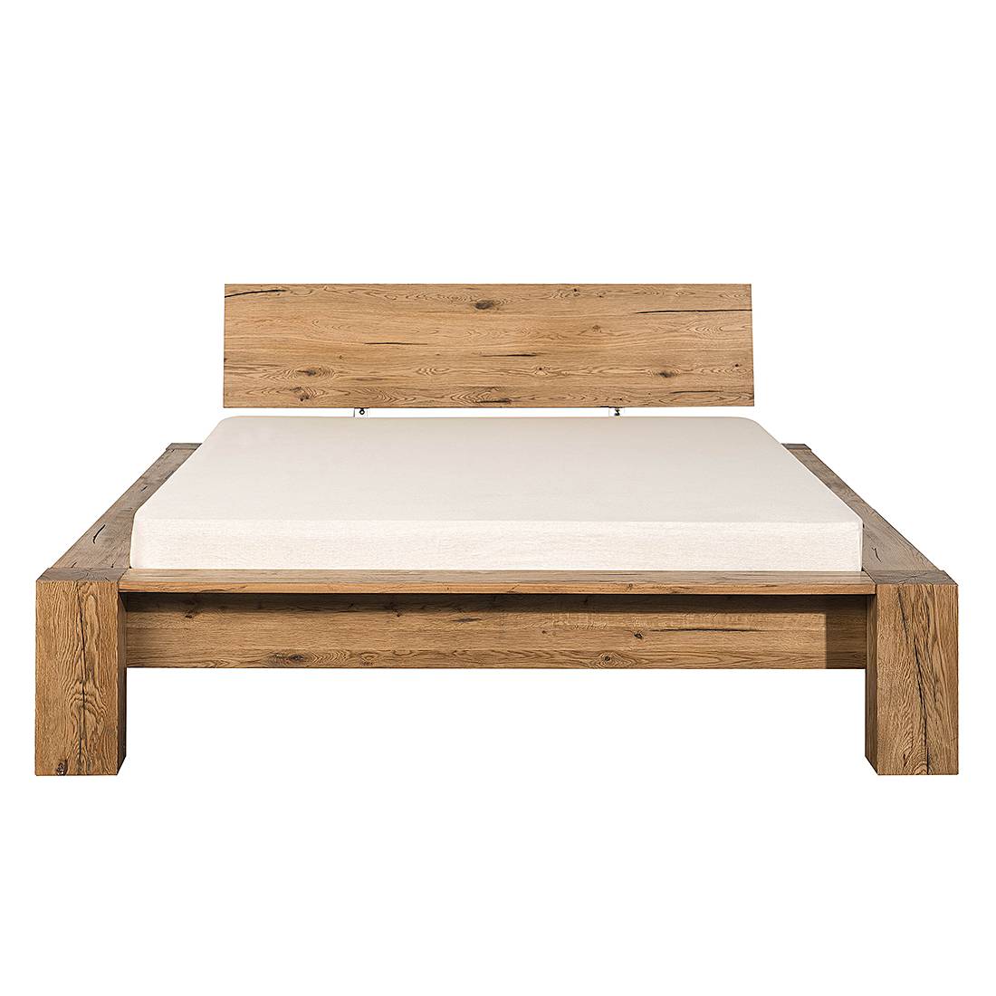 home24 Massivholzbett 160 x 200cm Massivholz Sumpfeiche Braun Eiche home24 Massivholzbett 160 x 200cm Massivholz Sumpfeiche Braun Eiche von home24