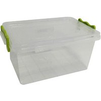 Aufbewahrungsbox 1,5 l transparent, grün 14,0 x 20,9 x 10,3 cm von Neutral