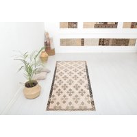 3x20 Oushak Läufer, Teppichläufer, 100x250, Vintage Natürlicher Neutraler 9496 von NeutralRugs