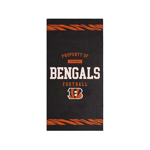 New Era Foco Cincinnati Bengals NFL 2024 Strandtuch Badetuch Handtuch Schwarz - One-Size von New Era